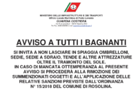 <p>AVVISO AI BAGNANTI</p>
